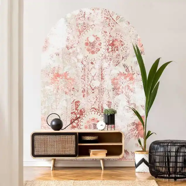 Antike Shabby Barocktapete II Rundbogen Tapete Neu