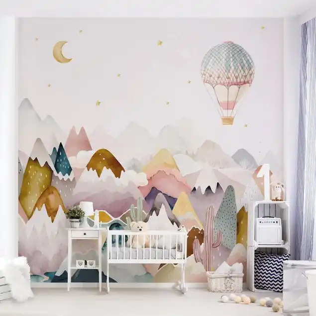 Boho Berglandschaft                               Fototapete – Vlies Smart Rabatt