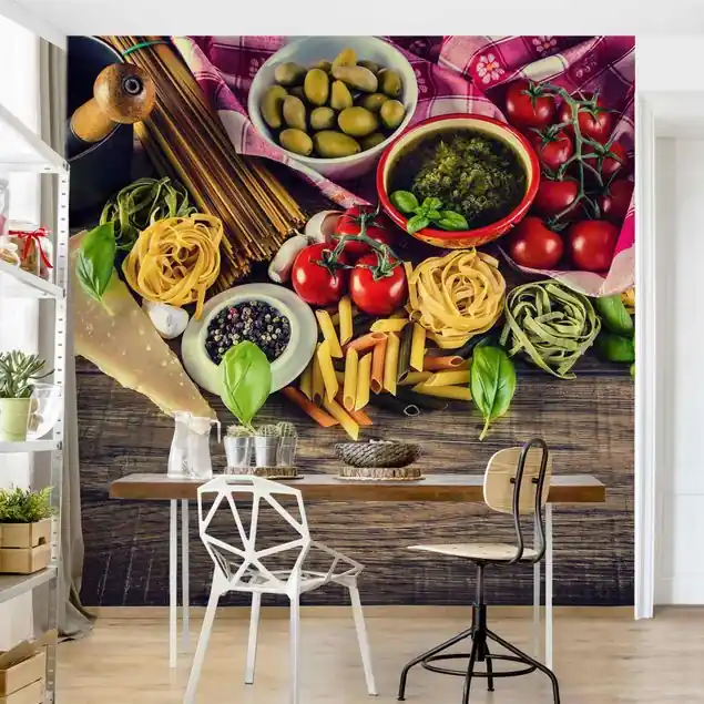 Aktuell Pasta Fototapete – Vlies Smart