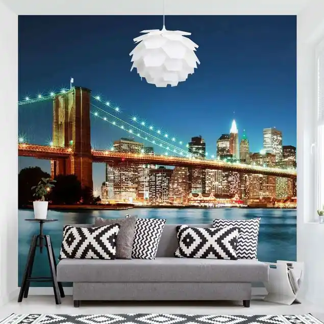 Wochenendangebot Nighttime Manhattan Bridge                               Fototapete – Vlies Smart