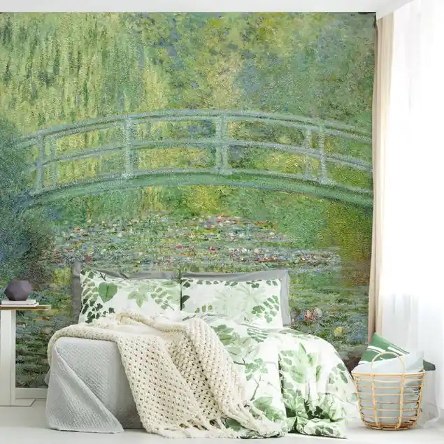 Claude Monet - Japanische Brücke Fototapete – Vlies Smart Begrenztes Angebot