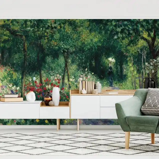 Online Kaufen Auguste Renoir - Frauen im Garten Fototapete – Vlies Smart