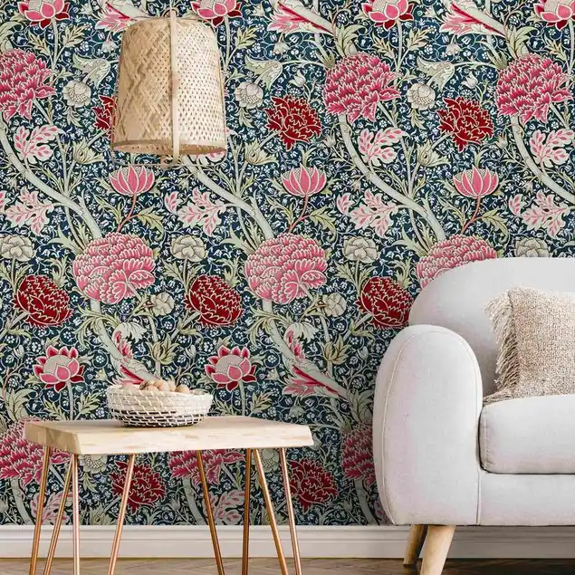 William Morris - Vintage Cray Pattern                               Fototapete – Vlies Smart Kostenfreie Lieferung
