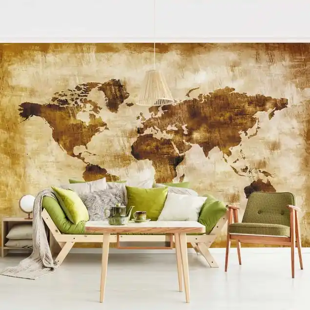 Wochenendangebot No.CG75 Map of the world                               Fototapete – Vlies Smart