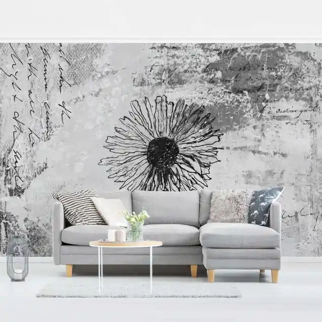 Writing you...! Black & White Fototapete – Vlies Smart Direkt Vom Hersteller