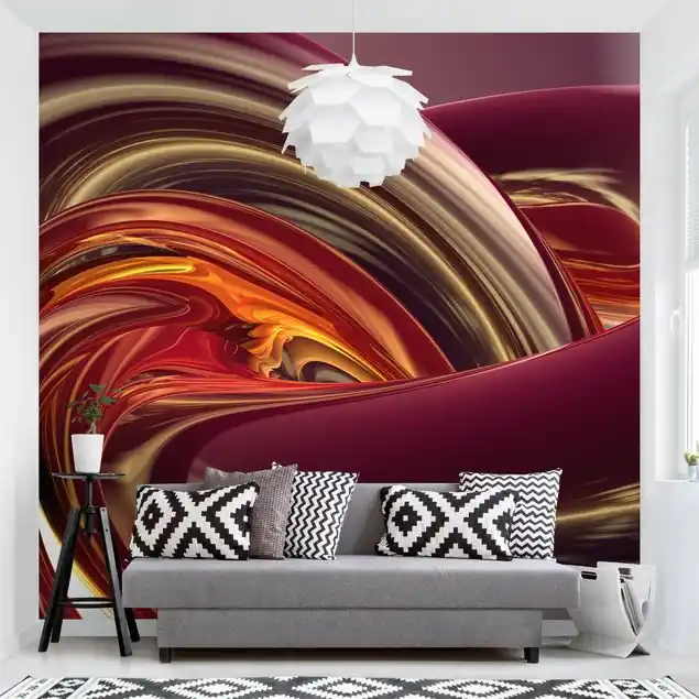 Zertifiziert Fantastic Burning Fototapete – Vlies Smart