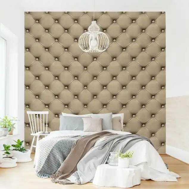 Angebot Polster Beige Fototapete – Vlies Smart