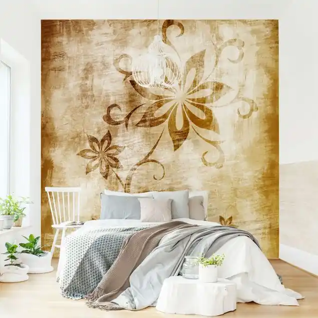 Wooden Flower Fototapete – Vlies Smart Neu Im Sortiment
