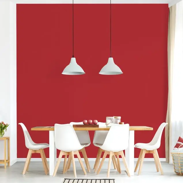 Zertifiziert Colour Carmin                               Fototapete – Vlies Smart