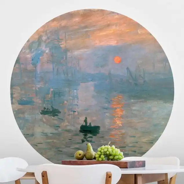 Claude Monet - Impression Runde Fototapete Top-Seller