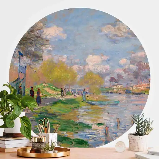 Top-Angebot Claude Monet - Seine Runde Fototapete