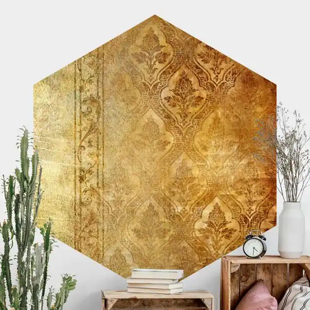 Abverkauf The 7 Virtues - Faith Hexagon Mustertapete