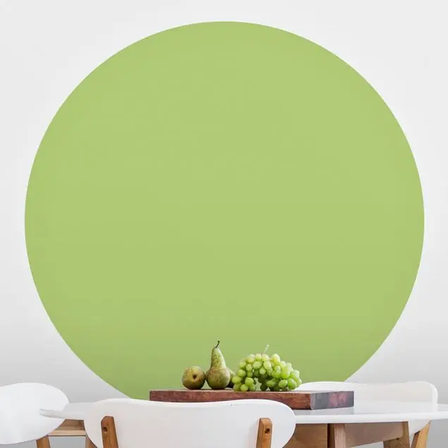 Wochenendangebot Colour Spring Green                               Runde Fototapete