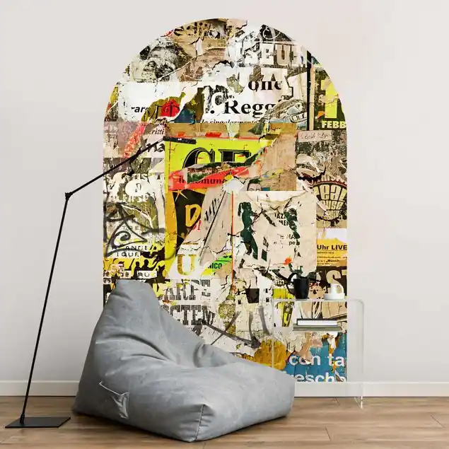 Alte Plakatwand II                               Rundbogen Tapete Jetzt Bestellen