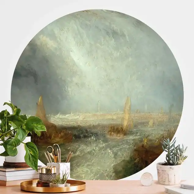 William Turner - Ostende                               Runde Fototapete Preiswert