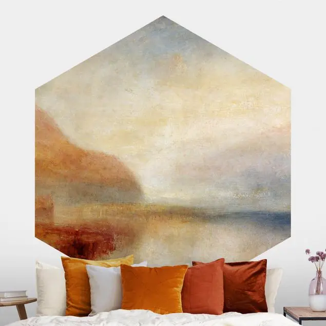 William Turner - Monte Rosa                               Hexagon Fototapete Jetzt Bestellen