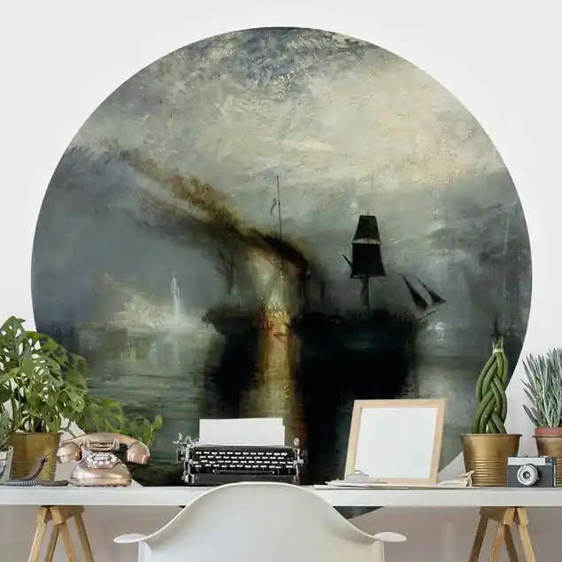 William Turner - Frieden                               Runde Fototapete Preiswert