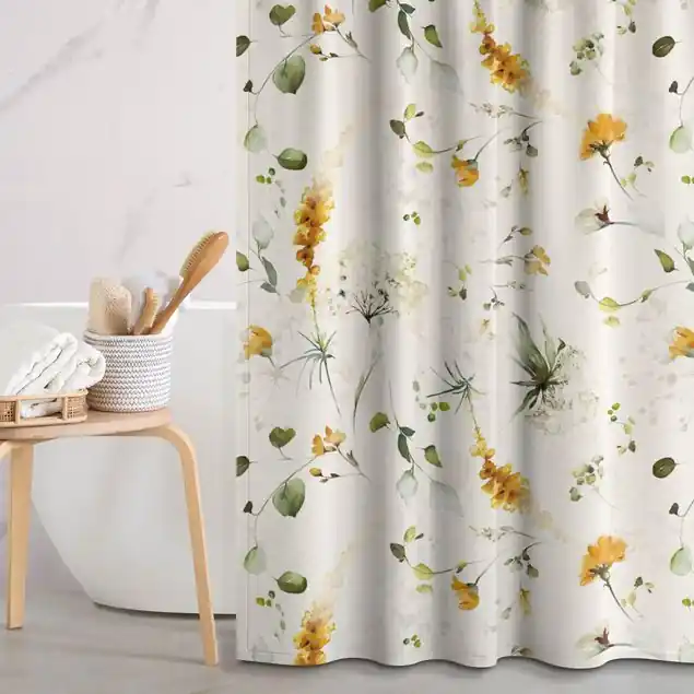 Wildblumen Aquarell Muster auf Beige Sichere Zahlung