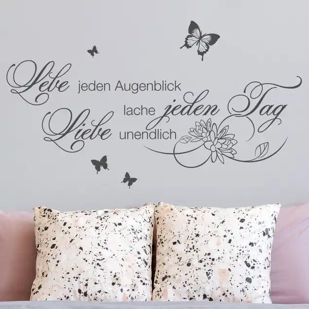 Abverkauf Lebe jeden Augenblick