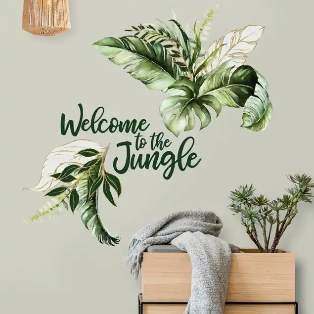 Welcome to the Jungle - Blätter Aquarell Preisknaller