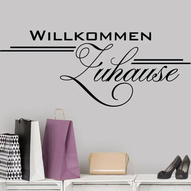 Zertifiziert Willkommen Zuhause
