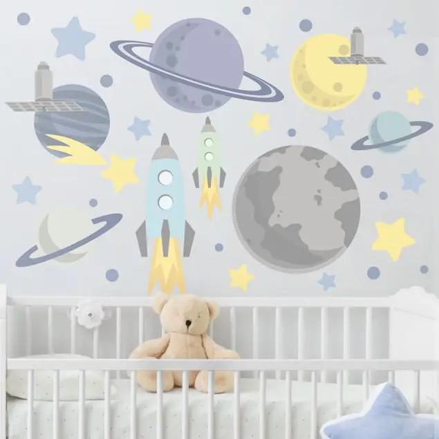 Angebot Rakete und Planeten