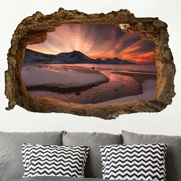 3D Goldener Sonnenuntergang Beliebt
