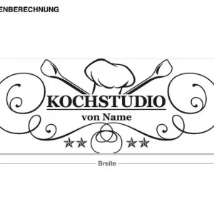 Wunschtext-Kochstudio Neuheit