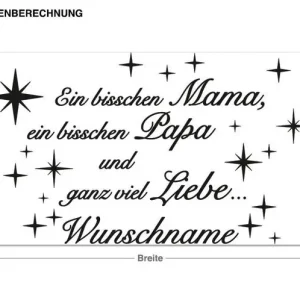 Wunschtext-Ganz viel Liebe Solange Der Vorrat Reicht