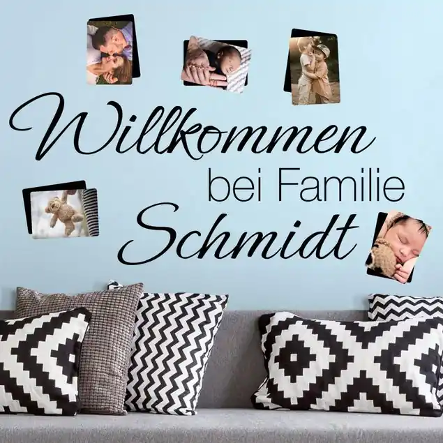 Wunschtext-Willkommen bei Familie Versand Am Gleichen Tag