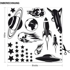 Wochenendangebot Weltraum Set