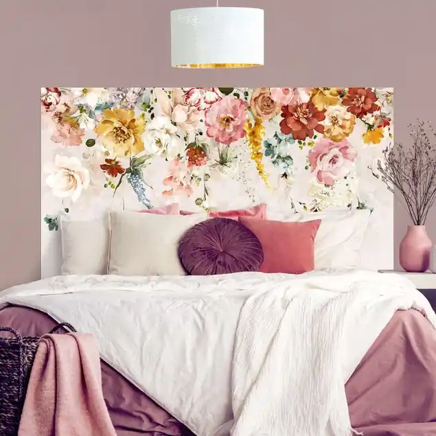 Kostenloser Versand Rankende Blumen Aquarell Vintage