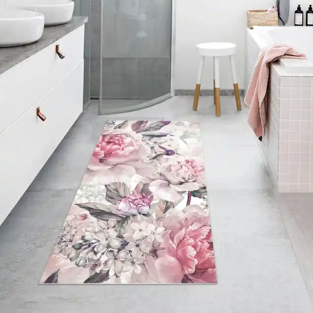 Zartes Aquarell Pfingstrosen Muster Direktkauf