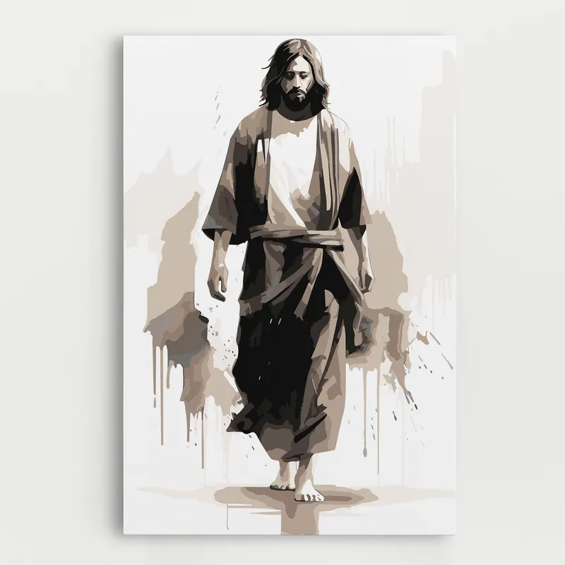 Leinwandbild Cream Art Jesus Sonderangebot
