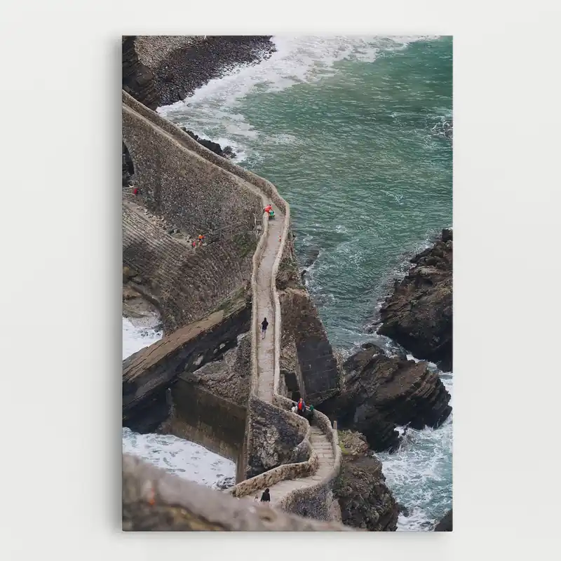 Neuheit Leinwandbild Big Bridge