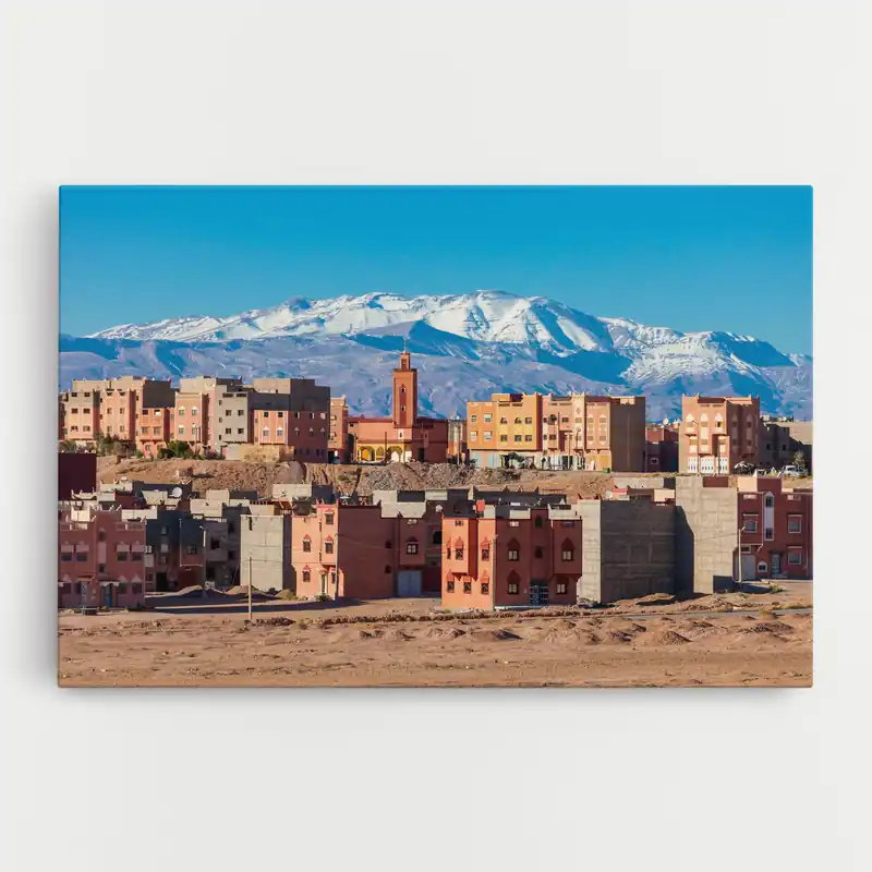 Zertifiziert Leinwandbild Ouarzazate City