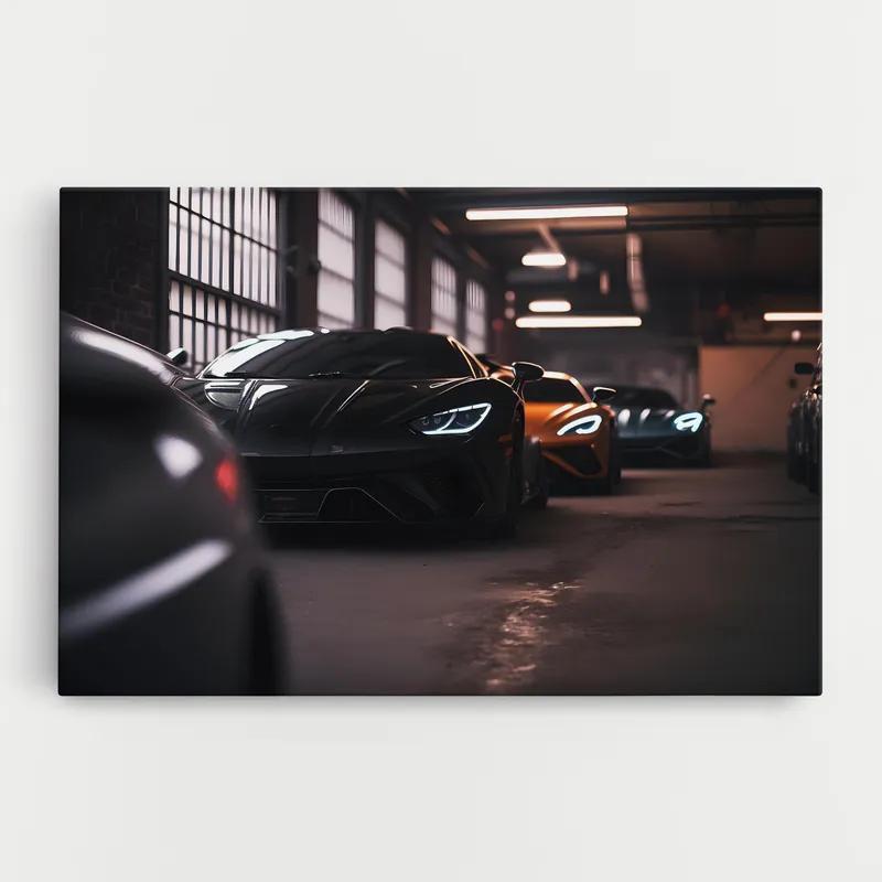 Zertifiziert Leinwandbild Super Sport Cars