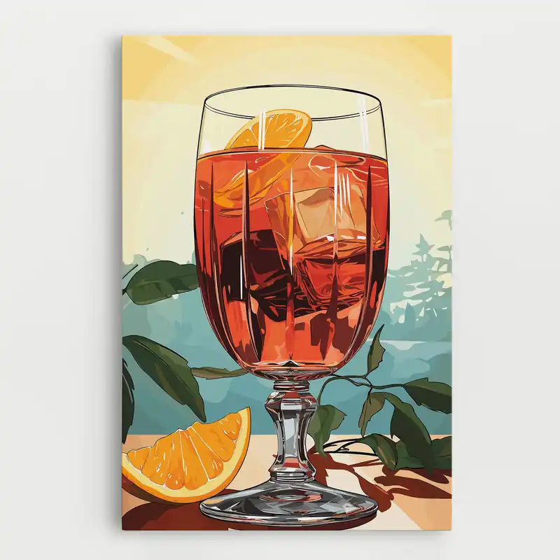 Aktuell Leinwandbild Sunrise Cocktail
