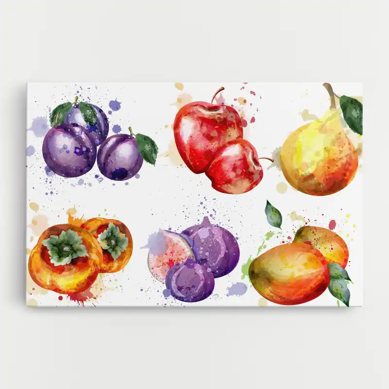 Zertifiziert Leinwandbild Fruits Art