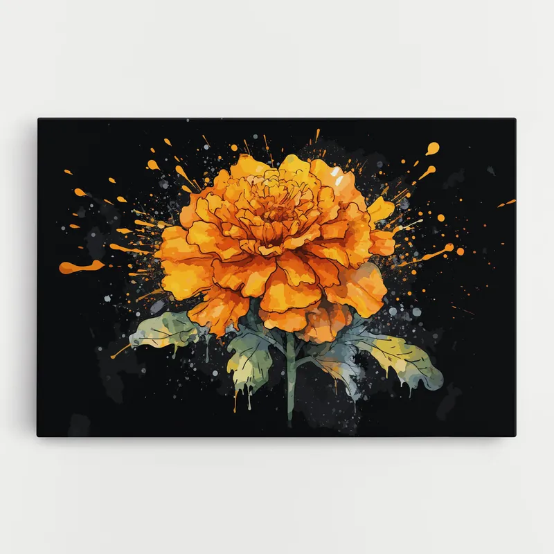 Abverkauf Leinwandbild Wild Flower Splash