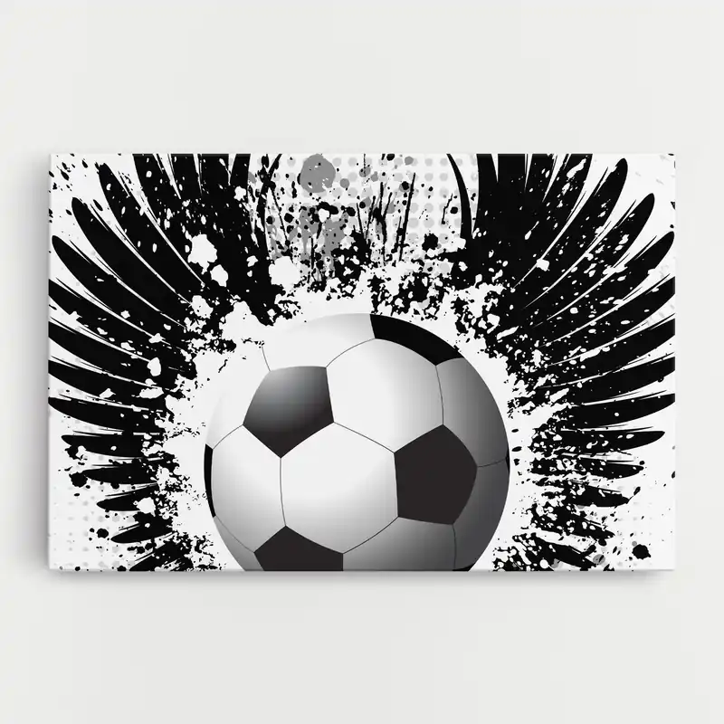 Aktuell Leinwandbild Wing Football