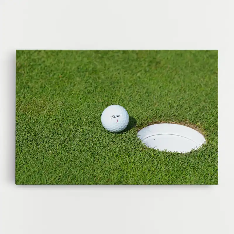 Zertifiziert Leinwandbild Titleist 1 Golf Ball