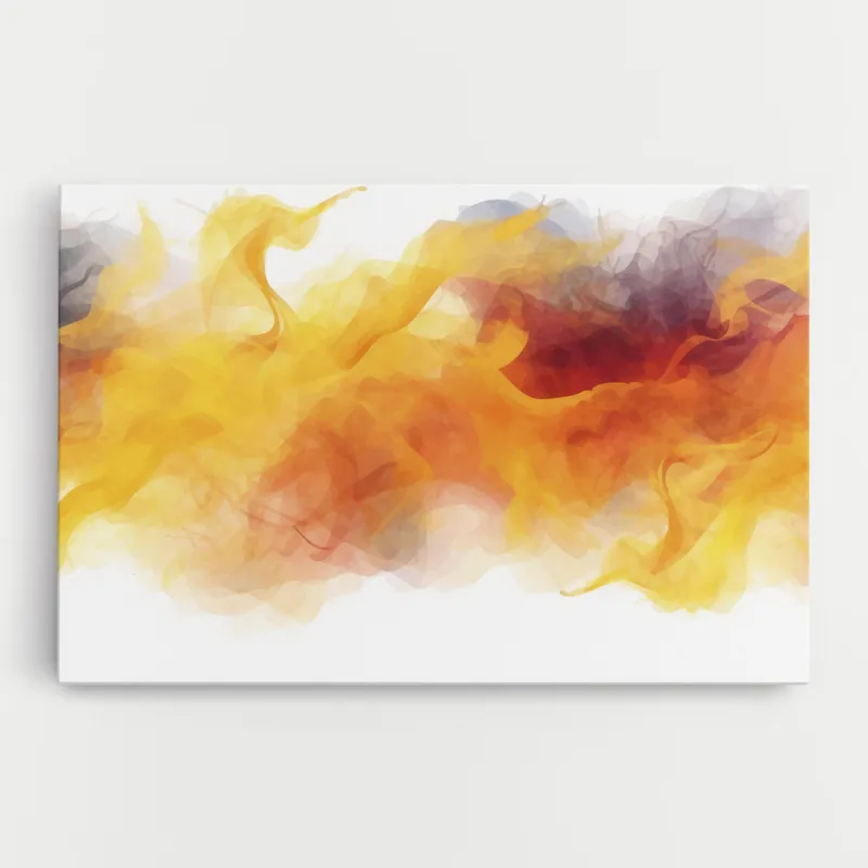 Wochenendangebot Leinwandbild White Fire Style