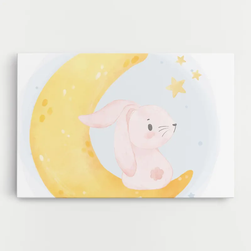 Aktuell Leinwandbild Bunny Stars