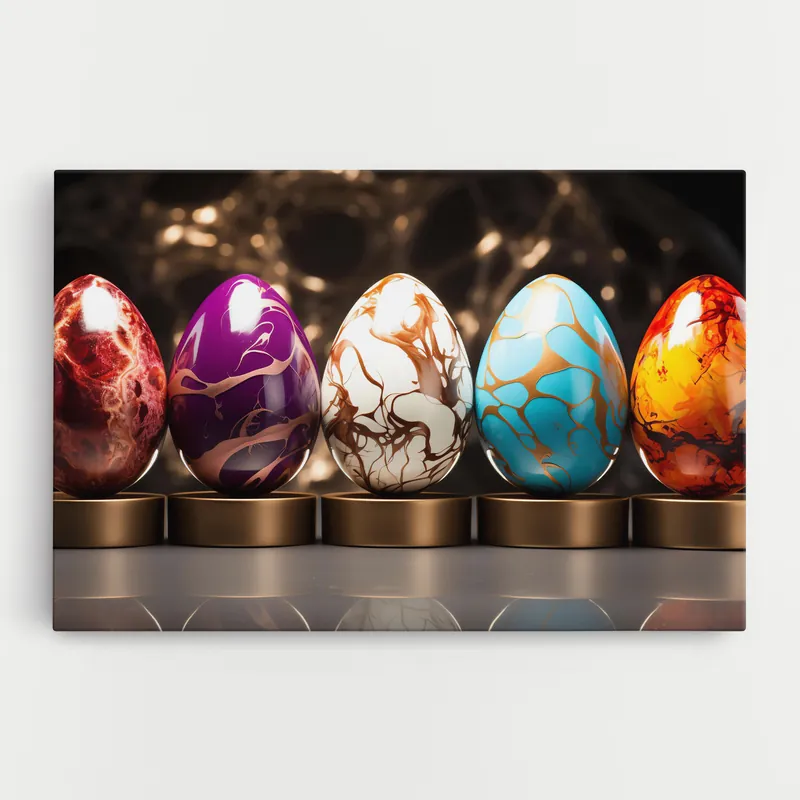 Abverkauf Leinwandbild Eggs Group