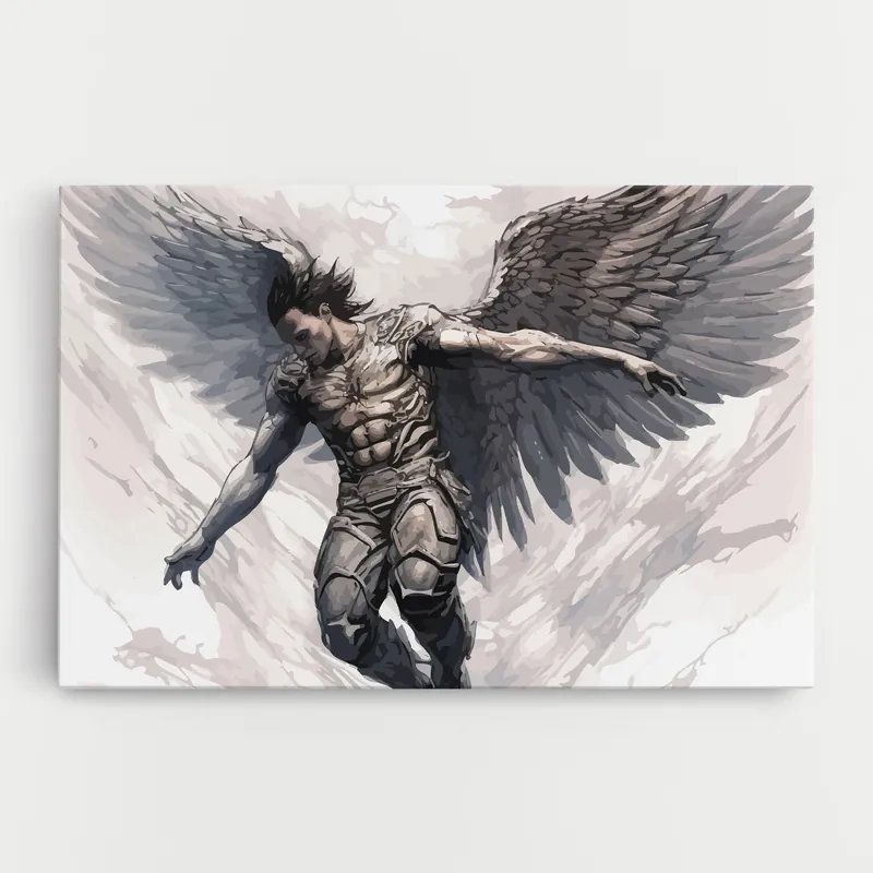 Zertifiziert Leinwandbild Male Angel