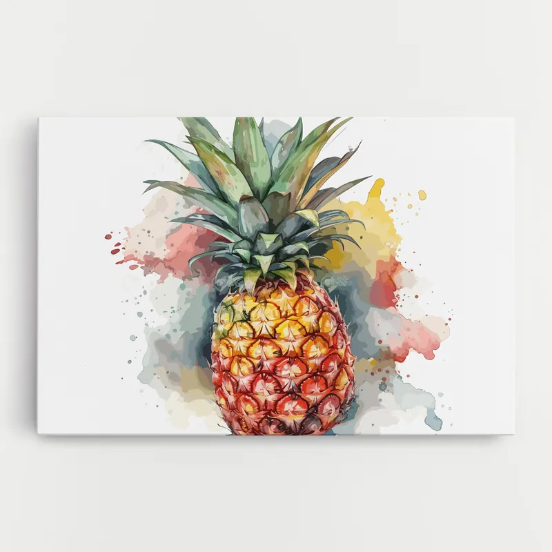 Abverkauf Leinwandbild Pineapple Art