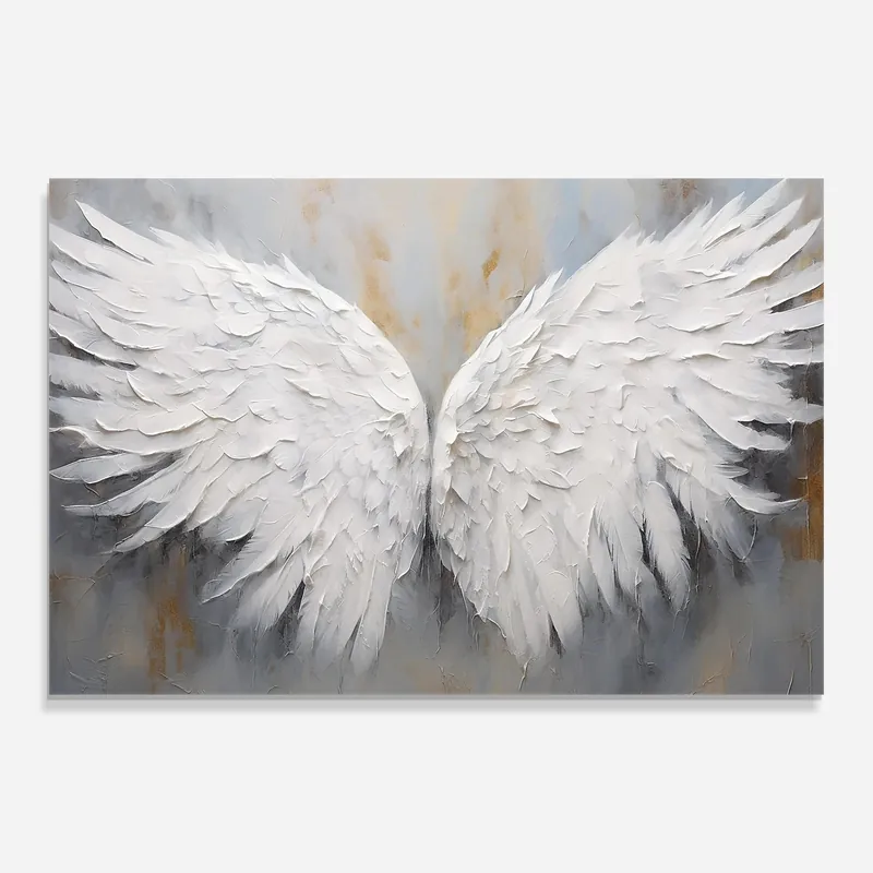 Aktuell Glasbild Pretty Angel Wings