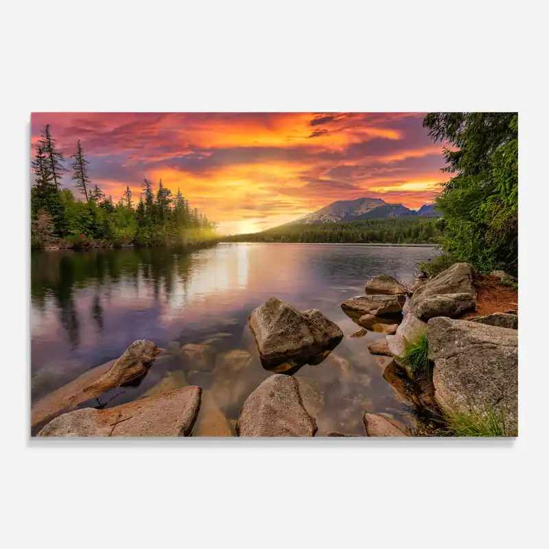 Aktuell Glasbild Tatra View