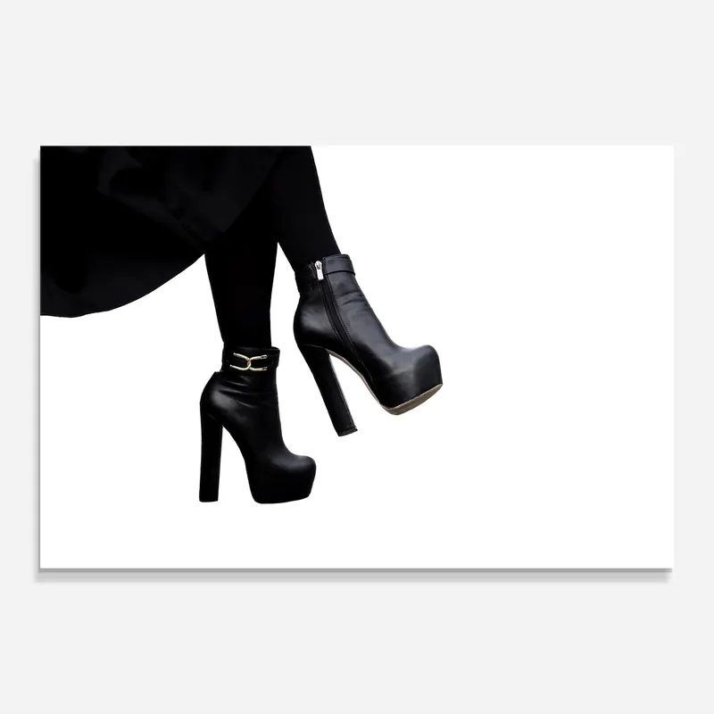 Zertifiziert Glasbild High Heeled Boots